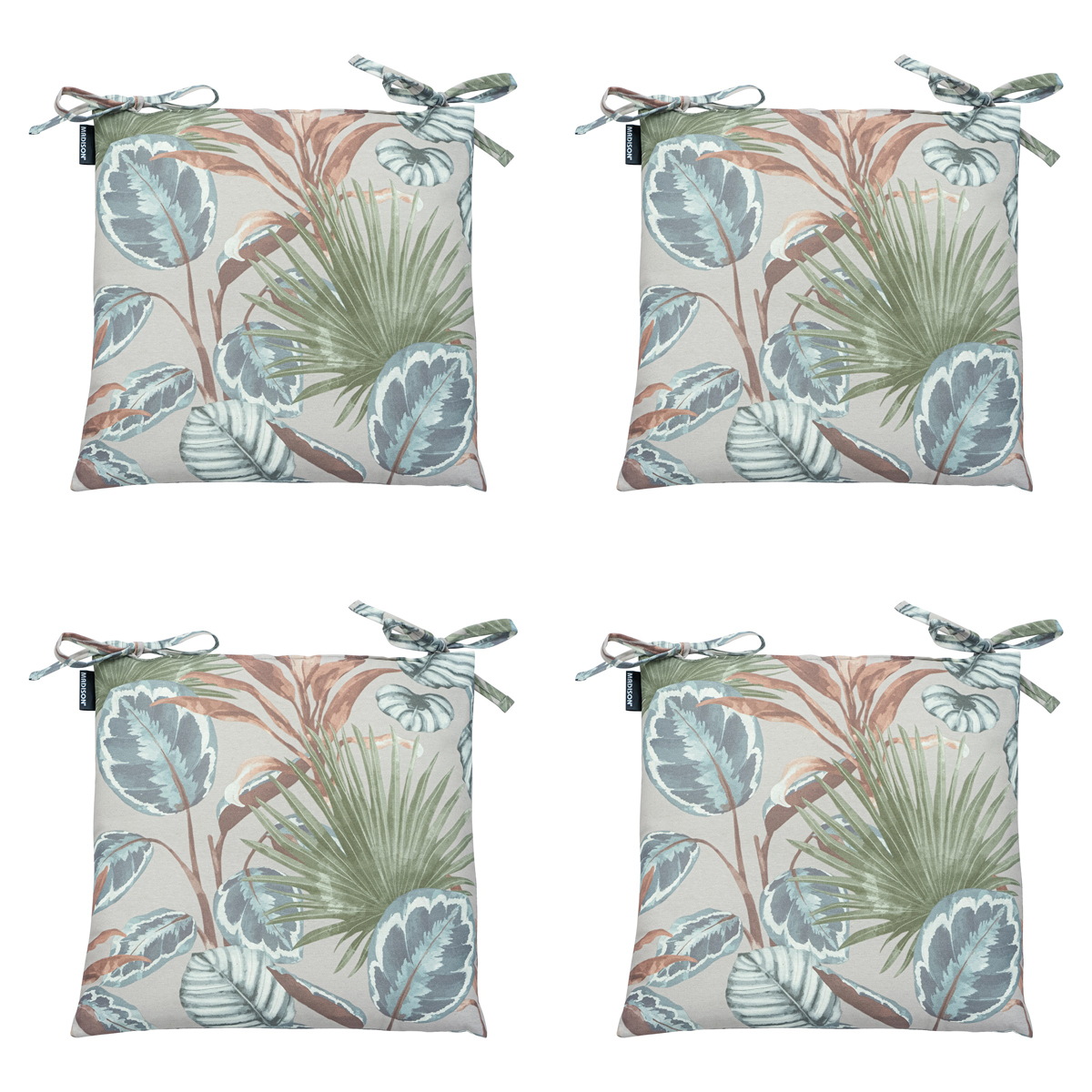 Madison -  Zitkussen Toscane Cala natural - Ca. 46x46 cm - Set van 4