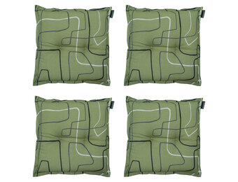 Madison - Zitkussen Joah sage - Ca. 50x50 cm - Set van 4