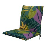 Madison -  Stapelstoelkussen Iven green - Ca. 97x49 cm - Set van 4