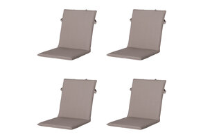 Madison -  Stapelstoelkussen Panama taupe - Ca. 97x49 cm - Set van 4