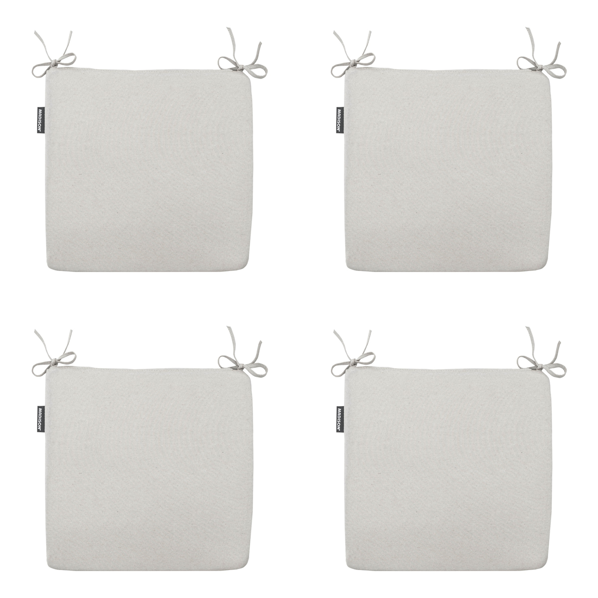 Madison -  Zitkussen Panama linnen - Ca. 40x40 cm - Set van 4