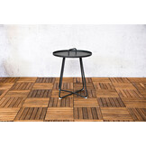 ZOMER-Sens-Line - Jennifer sidetable anthracite Ø50cm - Antraciet