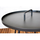 ZOMER-Sens-Line - Jennifer sidetable anthracite Ø50cm - Antraciet