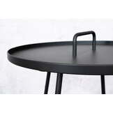 ZOMER-Sens-Line - Jennifer sidetable anthracite Ø50cm - Antraciet