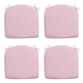 Madison -  Zitkussen Panama soft pink - Ca. 46x48 cm - Set van 4