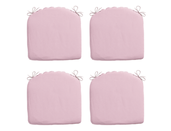 Madison -  Zitkussen Panama soft pink - Ca. 46x48 cm - Set van 4