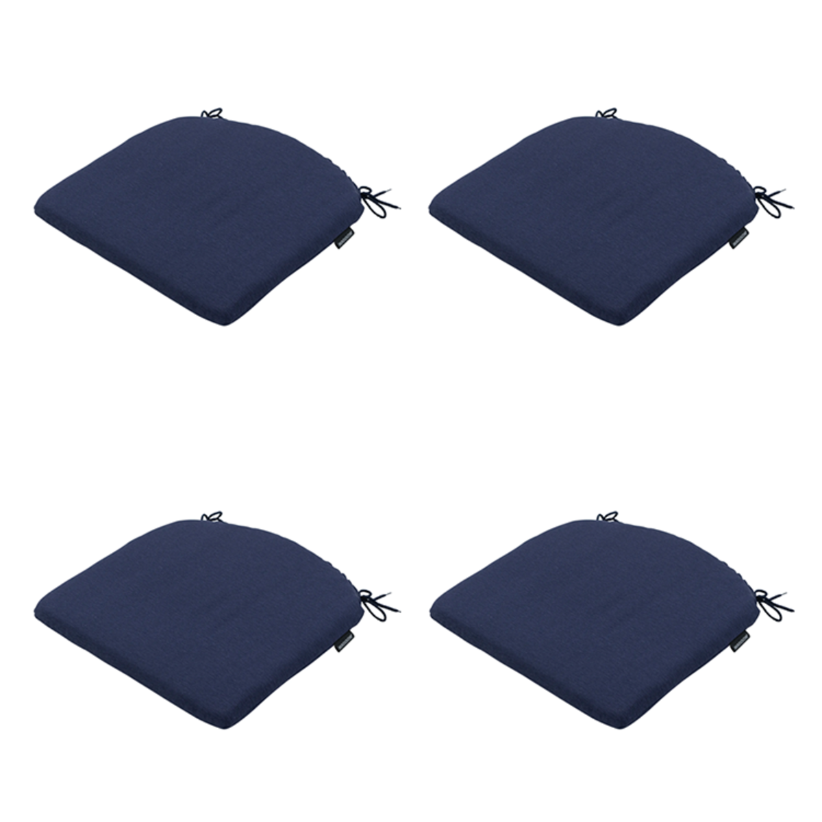 Madison -  Zitkussen Panama indigo - Ca. 46x48 cm - Set van 4