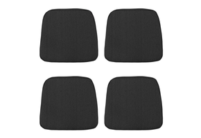 Canvas  - Zitkussen Wicker- Set van 4