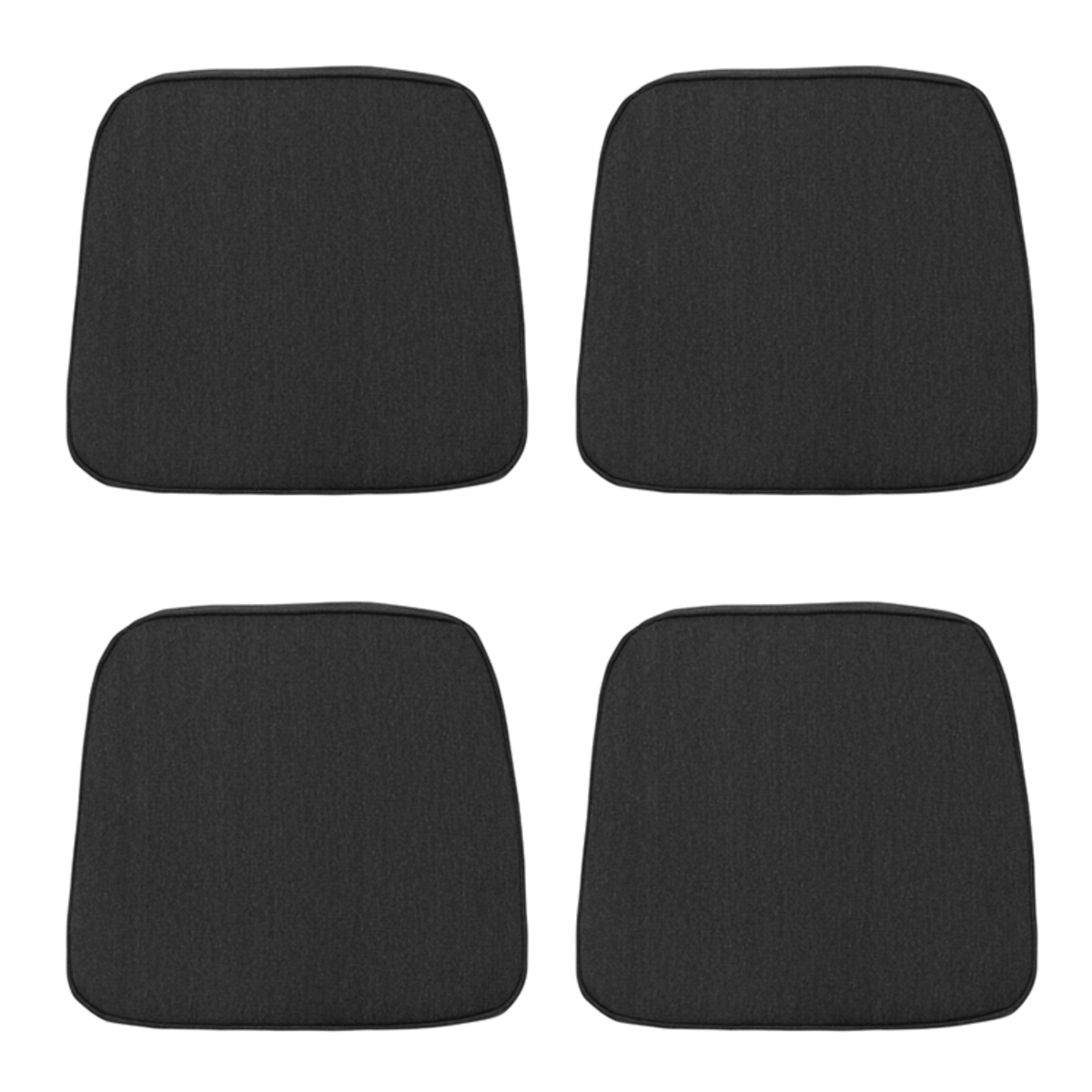 Madison -  Zitkussen Black canvas eco+ - Ca. 48x48 cm - Set van 4