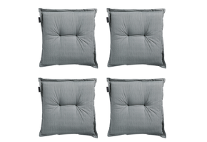 Madison -  Zitkussen Basic grey - Ca. 50x50 cm - Set van 4