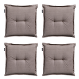 Madison -  Zitkussen Basic taupe - Ca. 50x50 cm - Set van 4