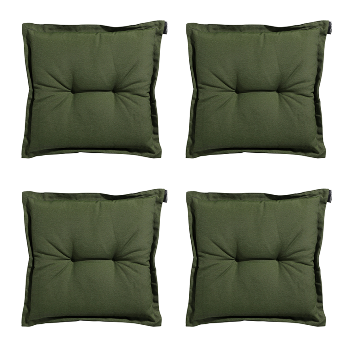Madison -  Zitkussen Panama green - Ca. 50x50 cm - Set van 4