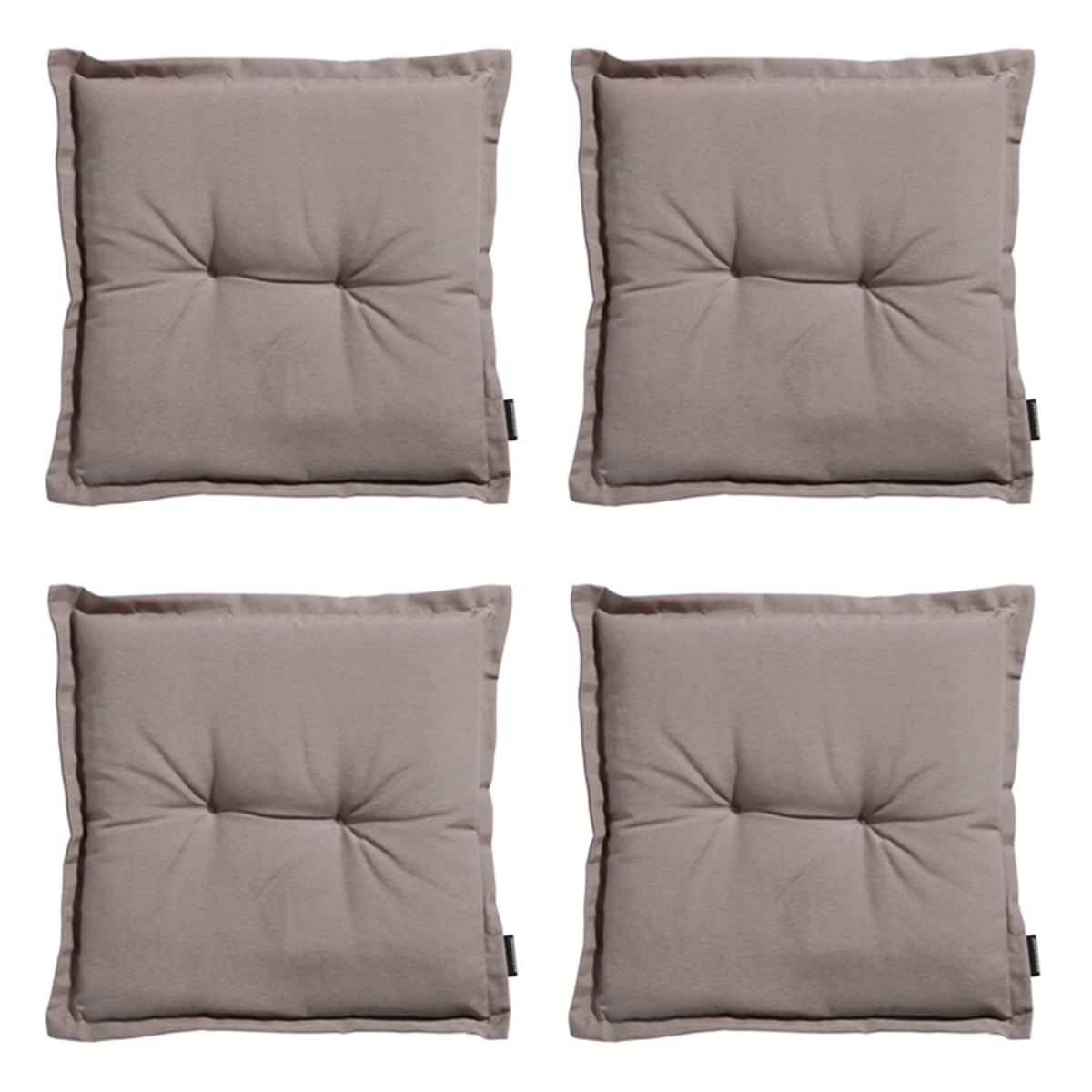 Madison -  Zitkussen Panama taupe - Ca. 50x50 cm - Set van 4
