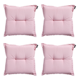 Madison -  Zitkussen Panama soft pink - Ca. 50x50 cm - Set van 4