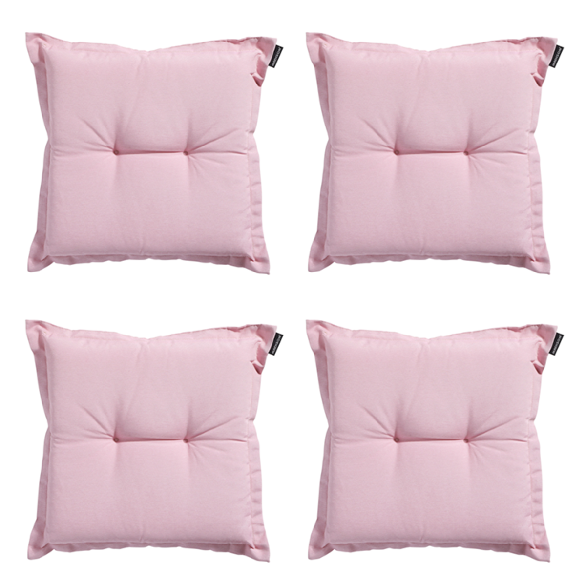 Madison -  Zitkussen Panama soft pink - Ca. 50x50 cm - Set van 4
