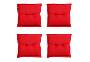 Madison -  Zitkussen Panama red - Ca. 50x50 cm - Set van 4