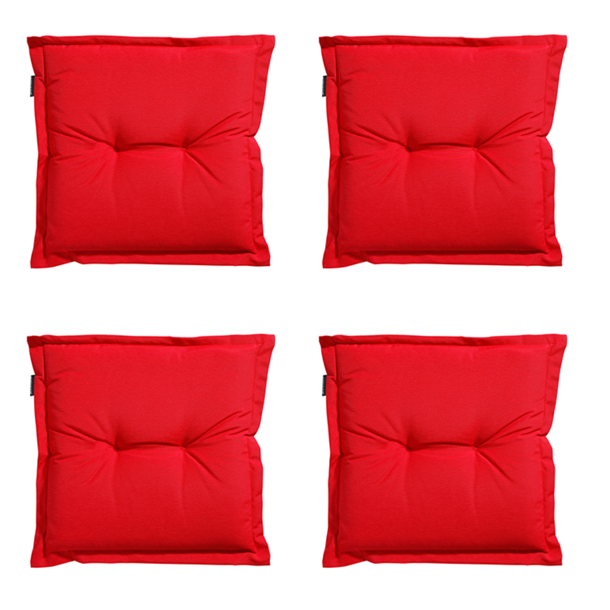 Madison -  Zitkussen Panama red - Ca. 50x50 cm - Set van 4