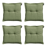 Madison -  Zitkussen Basic green - Ca. 50x50 cm - Set van 4