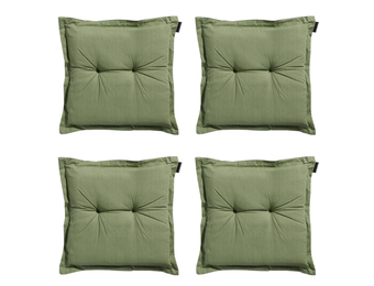 Madison -  Zitkussen Basic green - Ca. 50x50 cm - Set van 4