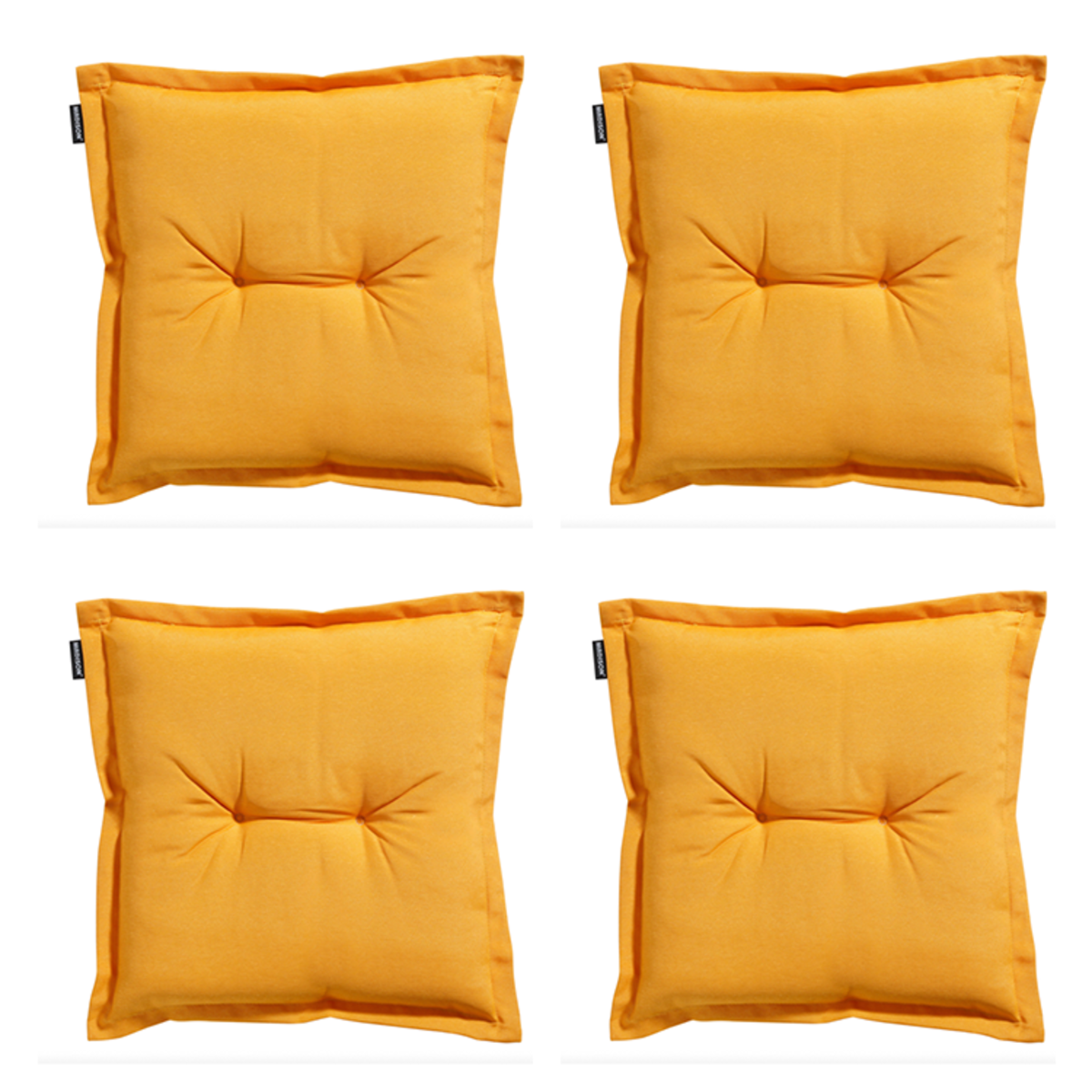 Madison -  Zitkussen Panama golden glow - Ca. 50x50 cm - Set van 4