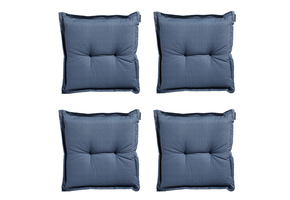 Madison -  Zitkussen Basic kobalt - Ca. 50x50 cm - Set van 4