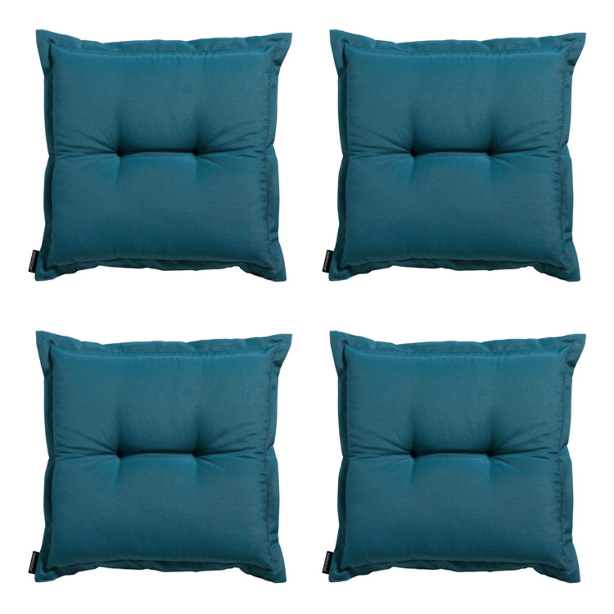 Madison -  Zitkussen Panama sea blue - Ca. 50x50 cm - Set van 4