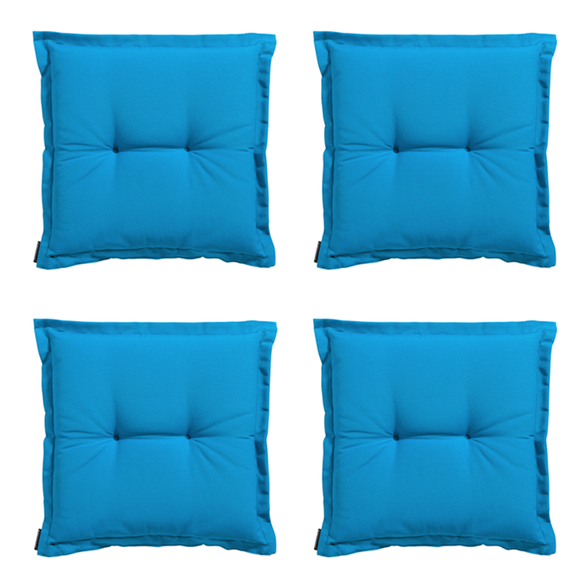 Madison -  Zitkussen Panama aqua - Ca. 50x50 cm - Set van 4