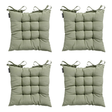 Madison -  Zitkussen Toscane Panama sage - Ca. 46x46 cm - Set van 4