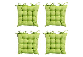 Madison -  Zitkussen Toscane Panama lime - Ca. 46x46 cm - Set van 4
