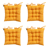 Madison -  Zitkussen Toscane Panama golden glow - Ca. 46x46 cm - Set van 4