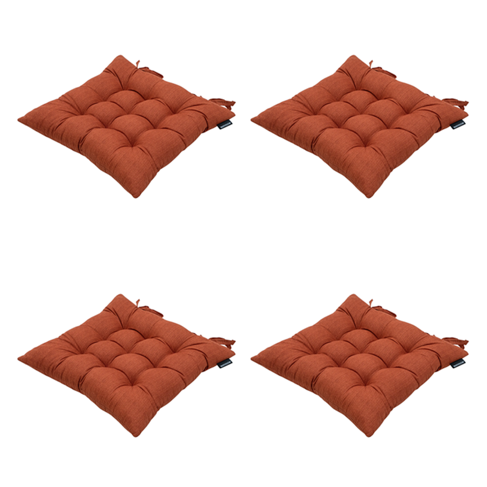 Madison Madison - Zitkussen Basic terra - Ca. 46x46 cm - Set van 4