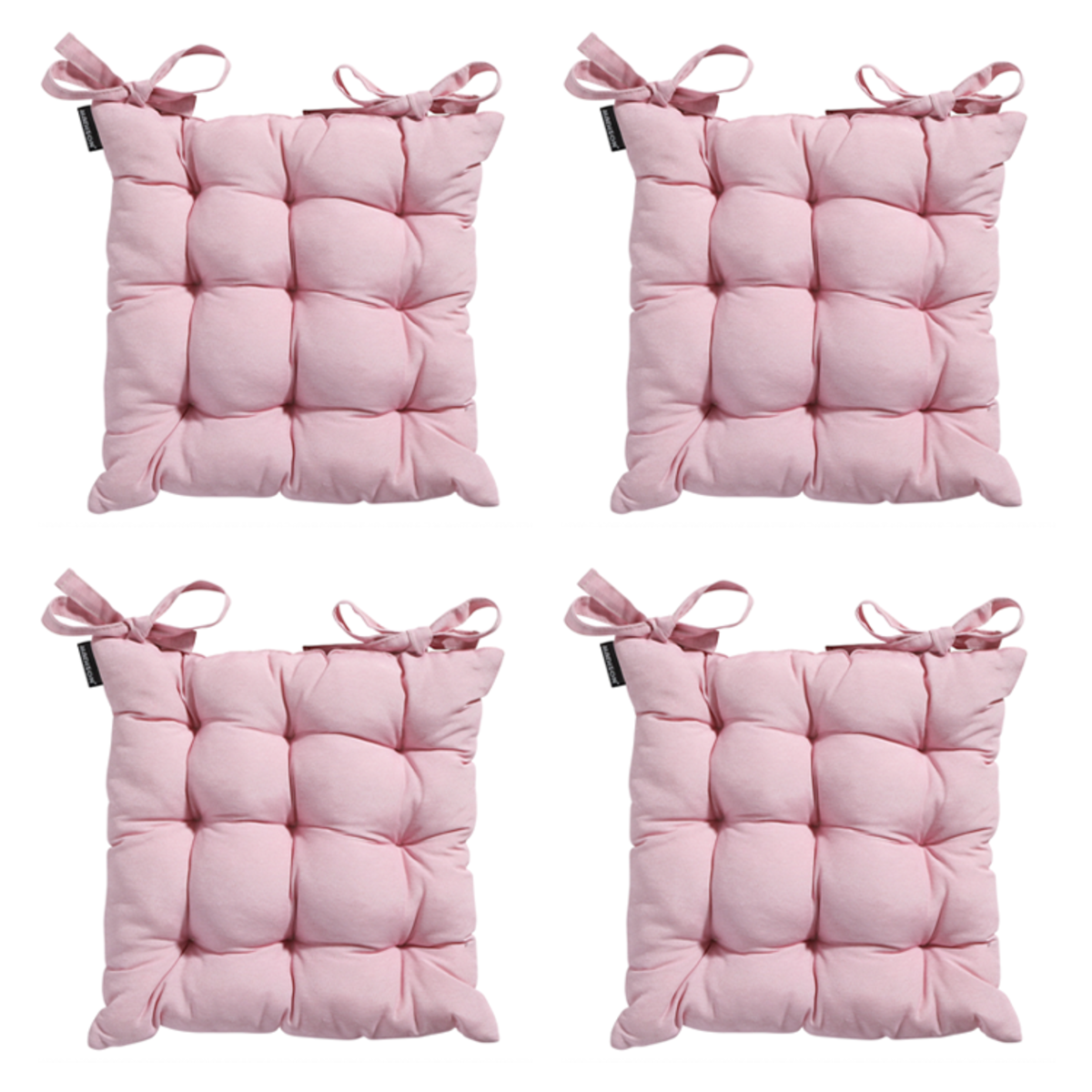 Madison -  Zitkussen Toscane Panama soft pink - Ca. 46x46 cm - Set van 4