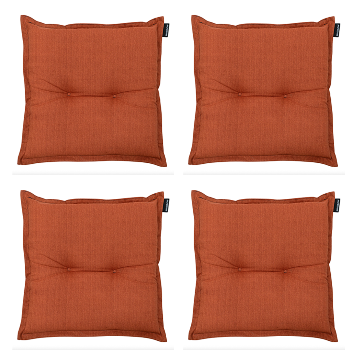 Madison -  Zitkussen Basic terra - Ca. 50x50 cm - Set van 4