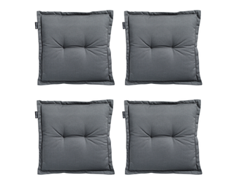 Madison -  Zitkussen Rib grey - Ca. 50x50 cm - Set van 4