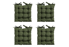Madison -  Zitkussen Toscane Panama green - Ca. 46x46 cm - Set van 4