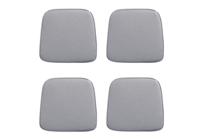 Madison -  Zitkussen Wicker Manchester light grey - Ca. 48x48 cm - Set van 4