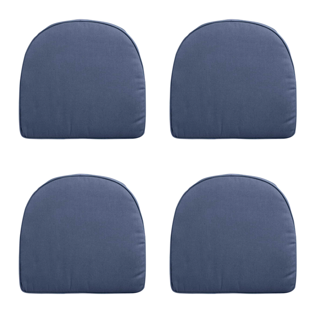 Madison -  Zitkussen Wicker York Panama safier blue - Ca. 48x48 cm - Set van 4