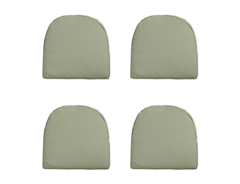 Madison -  Zitkussen Wicker York Panama sage - Ca. 48x48 cm - Set van 4