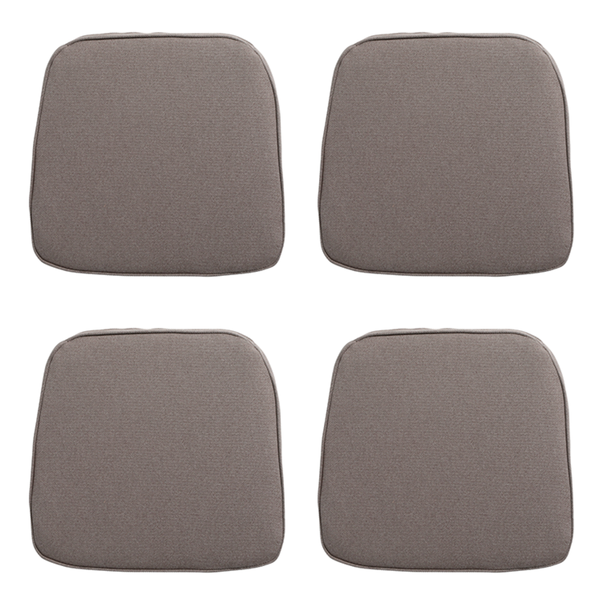 Madison -  Zitkussen Wicker Manchester taupe - Ca. 48x48 cm - Set van 4