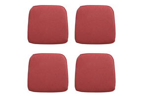 Madison -  Zitkussen Wicker Manchester red - Ca. 48x48 cm - Set van 4