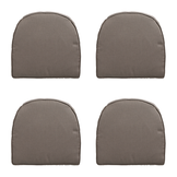 Madison -  Zitkussen Wicker York Rib liver - Ca. 48x48 cm - Set van 4