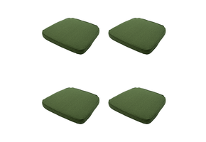 Madison -  Zitkussen Wicker Moss green canvas eco+ - Ca. 48x48 cm - Set van 4