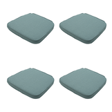 Madison -  Zitkussen Wicker Silver canvas eco+ - Ca. 48x48 cm - Set van 4