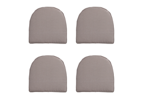 Madison -  Zitkussen Wicker York Panama taupe - Ca. 48x48 cm - Set van 4