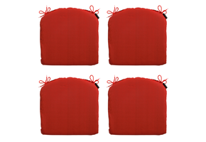 Madison -  Zitkussen Basic red - Ca. 46x48 cm - Set van 4