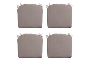 Madison -  Zitkussen Panama taupe - Ca. 46x48 cm - Set van 4