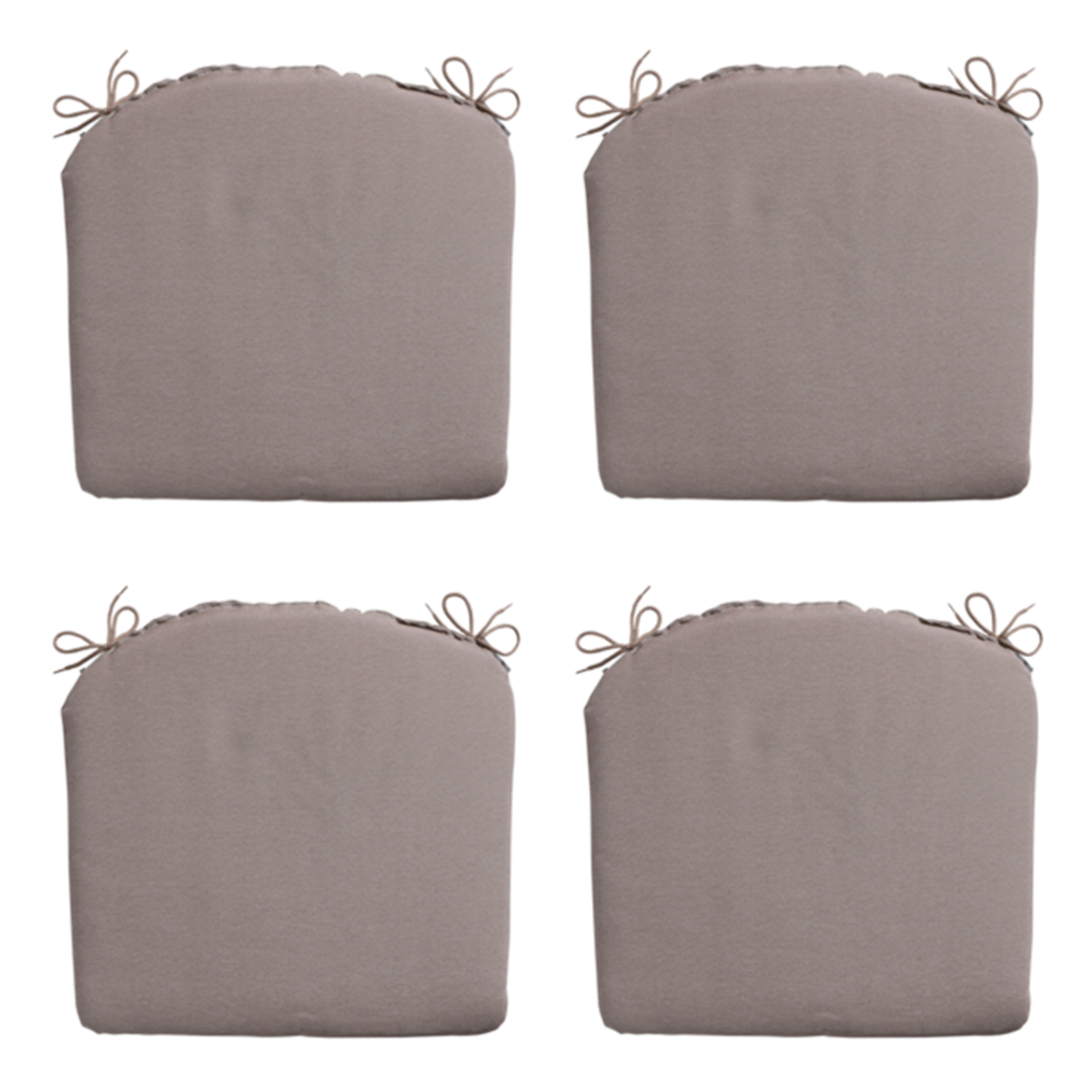Madison -  Zitkussen Panama taupe - Ca. 46x48 cm - Set van 4