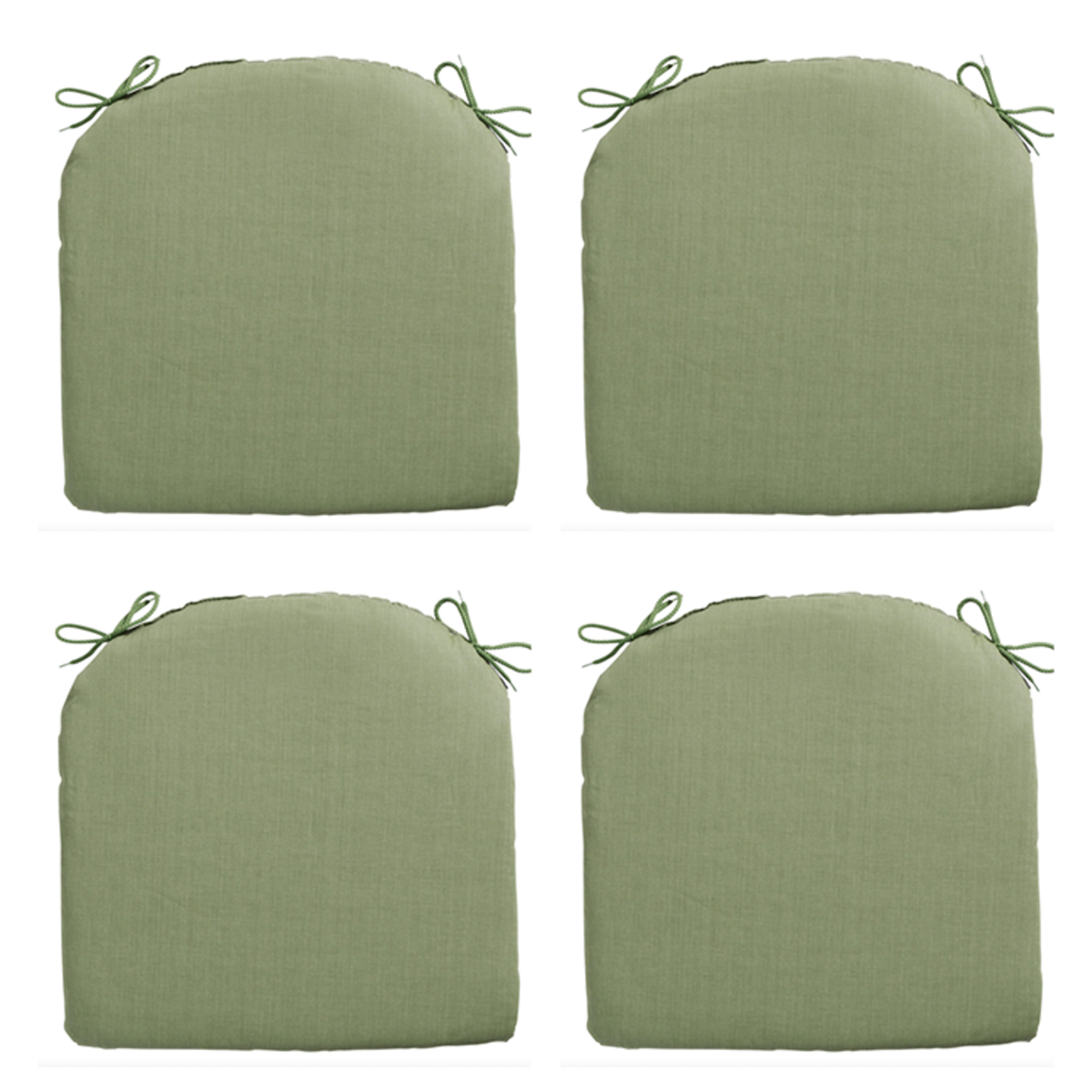 Madison -  Zitkussen Basic green - Ca. 46x48 cm - Set van 4