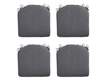 Madison -  Zitkussen Panama grey - Ca. 46x48 cm - Set van 4