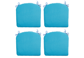 Madison -  Zitkussen Panama aqua - Ca. 46x48 cm - Set van 4